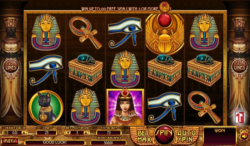 TopTrend Gaming 11 หาความจริงของ Cloepatra ในเกมสล็อต