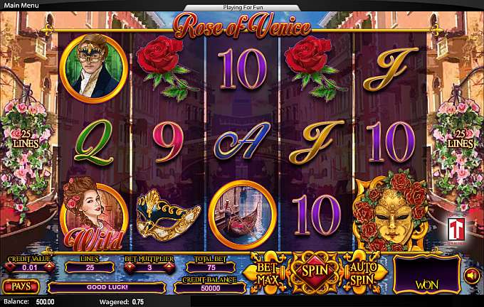 TopTrend Gaming 9 เกมสล็อต Rose of Venice