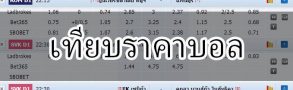 เทียบราคาบอล ยังไง ให้แทงบอลแล้วรวย