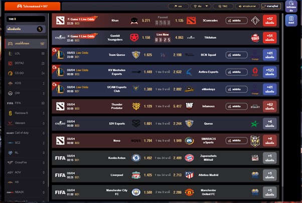 IM Esport เดิมพันเกมออนไลน์ที่เลือกได้เยอะที่สุด 3 พนันเกม IM Esports